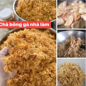 Chà bông gà nhà làm
