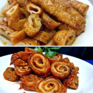 Ruột heo chay khìa nước dừa
