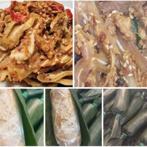 Tré Huế cuốn lá chuối làm tại Houston